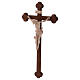 Crucifix in natural and burnished wood, Leonardo s3