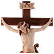 Krucyfiks Leonardo, krzyż przyciemniany w 3 kolorach, styl barokowy s2
