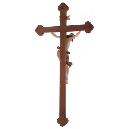 Crucifixo Leonardo cruz brunida barroca brunido 3 tons 5