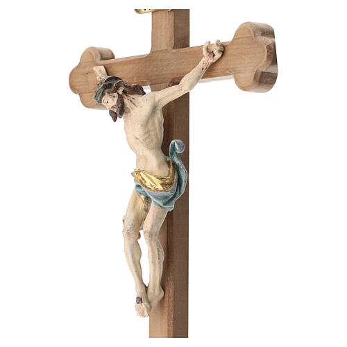 Crucifijo Leonardo oro de tíbar antiguo cruz barroca bruñida 6