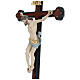 Crucifixo Leonardo ouro maciço cruz antiquada barroca s4