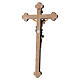 Crucifix coloré Léonard croix or baroque s9