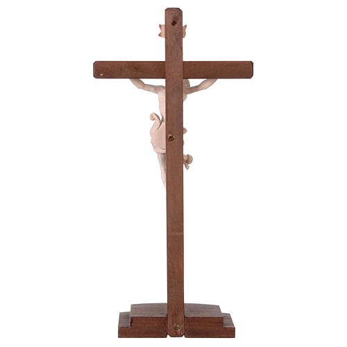 Crucifijo natural Leonardo cruz con base 5