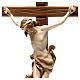 Leonardo crucifix with cross and base burnished in 3 colours s2