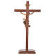 Crucifixo corado Leonardo cruz com base s6