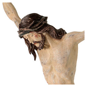 Leib Christi aus Holz mit Verzierungen aus Dukatengold