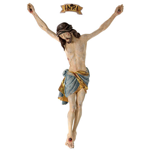 Leib Christi aus Holz mit Verzierungen aus Dukatengold 1