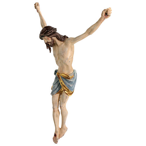 Leib Christi aus Holz mit Verzierungen aus Dukatengold 3