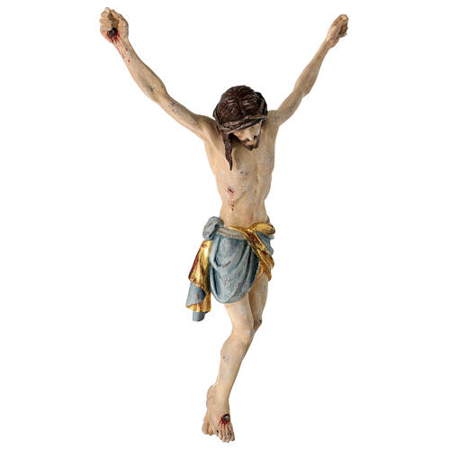 Leib Christi aus Holz mit Verzierungen aus Dukatengold 5