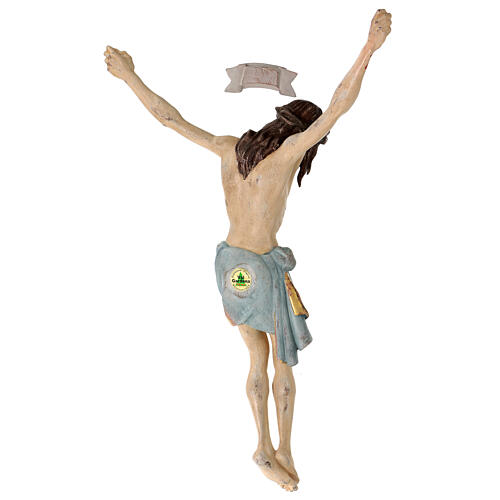 Leib Christi aus Holz mit Verzierungen aus Dukatengold 6