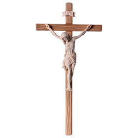 Crucifix in natural wood with Jesus Christ statue Siena model