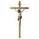 Crucifix with Jesus Christ's body Siena model in 3 colurs with straight cross s1