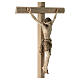 Crucifix with Jesus Christ's body Siena model in 3 colurs with straight cross s7