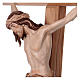 Crucifixo brunido 3 tons Cristo Siena cruz recta s4