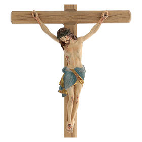 Crucifixo ouro maciço antigo Cristo Siena