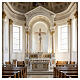 Crucifix or massif vieilli Christ Sienne croix courbée s3