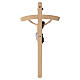 Crucifix with Jesus Christ statue Siena model with pure gold curved cross s9