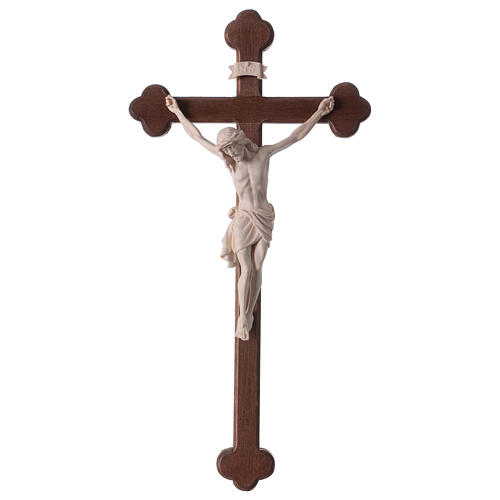 Krucyfiks Chrystus Siena, krzyż barokowy, przyciemniany, naturalny 1