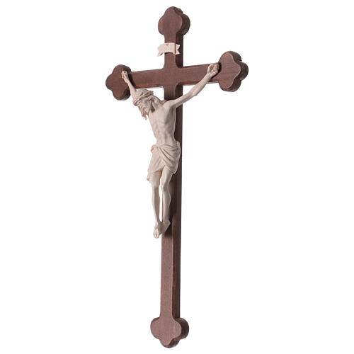 Krucyfiks Chrystus Siena, krzyż barokowy, przyciemniany, naturalny 3