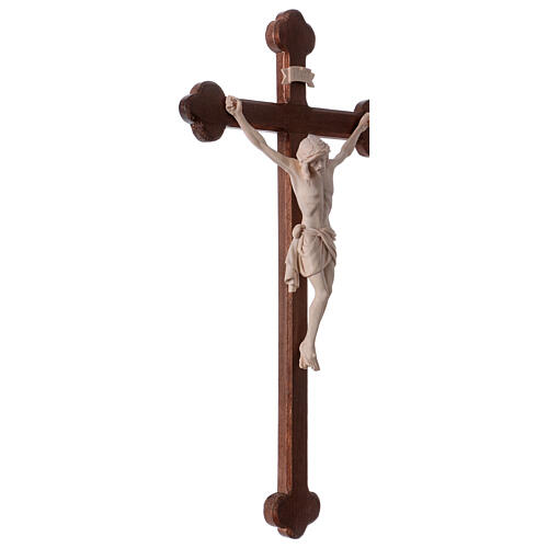 Krucyfiks Chrystus Siena, krzyż barokowy, przyciemniany, naturalny 4