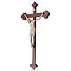 Krucyfiks Chrystus Siena, krzyż barokowy, przyciemniany, naturalny s3