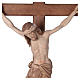 Crucifix Christ Sienne croix baroque brunie 3 tons s2