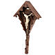 Flurkreuz aus gebeiztem Tannenholz mit Corpus Christi aus Holz mit Natur-Finish s3