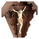 Croce brunita 3 colori campagna abete brunita con Corpo Cristo s6