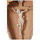 Cristo su Croce di Campagna larice Valgardena naturale s2