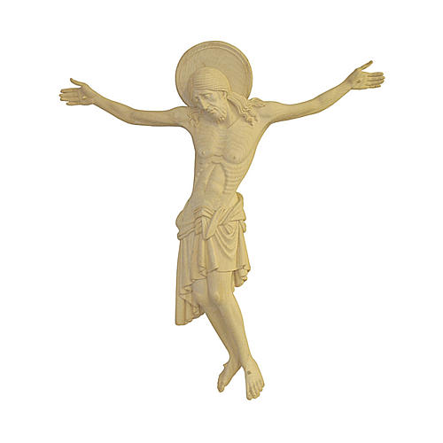 Leib Christi von Cimabue Grödnertal Naturholz 1