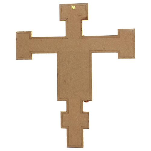 Kruzifix von Cimabue bemalten Grödnertal Holz 8