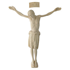 San Damiano Body of Christ in natural wood, Val Gardena