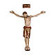 San Damiano Body of Crist in wood with pure gold drape, Val Gardena s1