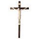 Kruzifix San Damiano rechten Kreuz Grödnertal Naturholz s1