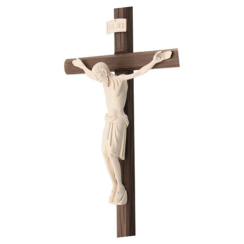 Crucifix St Damien croix droite bois Val Gardena naturel 6