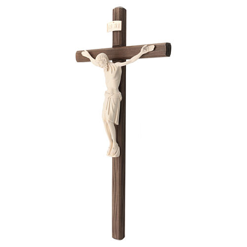 Crucifix St Damien croix droite bois Val Gardena naturel 7