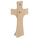 Kreuz der Heiligen Familie rustikaler Stil Grödnertal Holz Ambiente Design braunfarbig s6