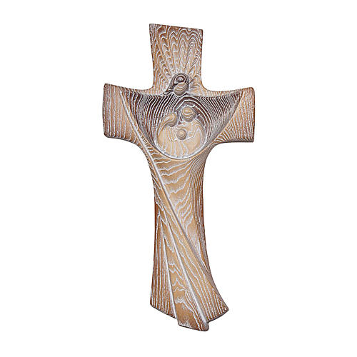 Croce Ambiente Design Rustico Sacra Famiglia Legno Valgardena Brunito 3 Colori Vendita Online Su Holyart
