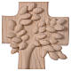 Tree of life cross in natural Val Gardena wood rustic style s2