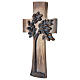 Tree of Life cross Ambiente Design country style in wood of Valgardena burnished in 3 colours s2
