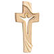 The Cross of Peace Ambiente Design in wood of Valgardena burnished in 3 colours s3