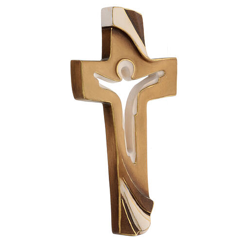 Kreuz des Friedens bemalten Grödnertal Holz Ambiente Design 4