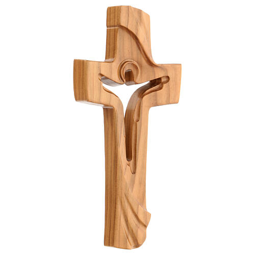 Krzyż Pokoju Ambiente Design, drewno wiśniowe Valgardena, satynowany 2