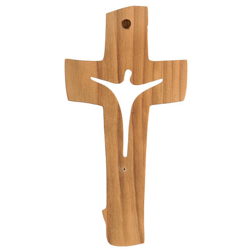 The Cross of Peace in cherry wood satinized Ambiente Design Valgardena 3