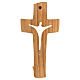 The Cross of Peace in cherry wood satinized Ambiente Design Valgardena s3