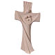 Cross of the Family Ambiente Design in natural wood of Valgardena s1