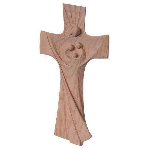 Family cross Ambiente Design in cherry wood of Valgardena natural finish 1