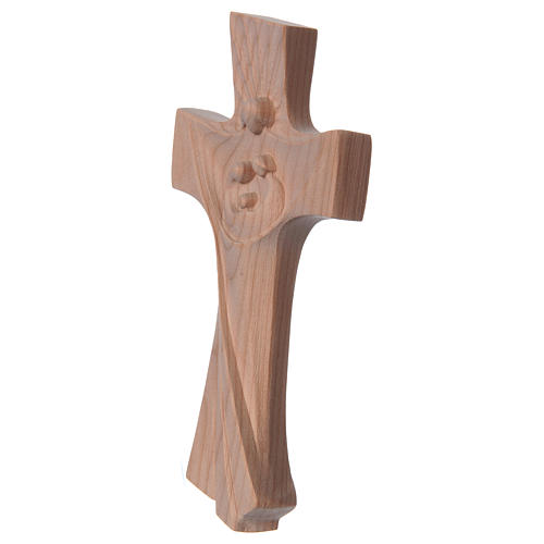 Family cross Ambiente Design in cherry wood of Valgardena natural finish 2