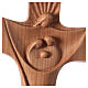 Krzyż Święta Rodzina, Ambiente Design, drewno wiśniowe Valgardena, satynowany s2