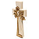 Croce Albero della Vita Ambiente Design legno Valgardena cerata filo oro s2